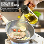 Ölsprüher für Die Küche, 500 ml Öl Sprühflasche, 2 in1 Oil Sprayer Kann Ölspray und Gießen zum Kochen