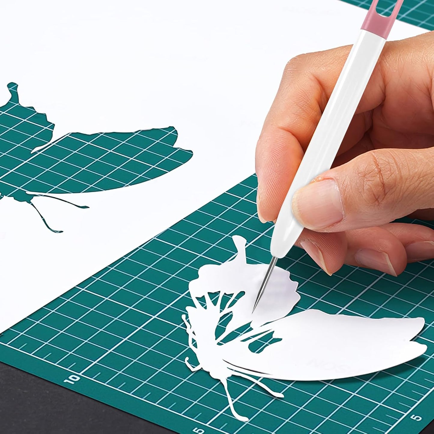 Kasanni Plotter-Zubehör 6 Stück Entgitterungswerkzeug DIY-Plotter-Werkzeug für Scrapbooking, Silhouette
