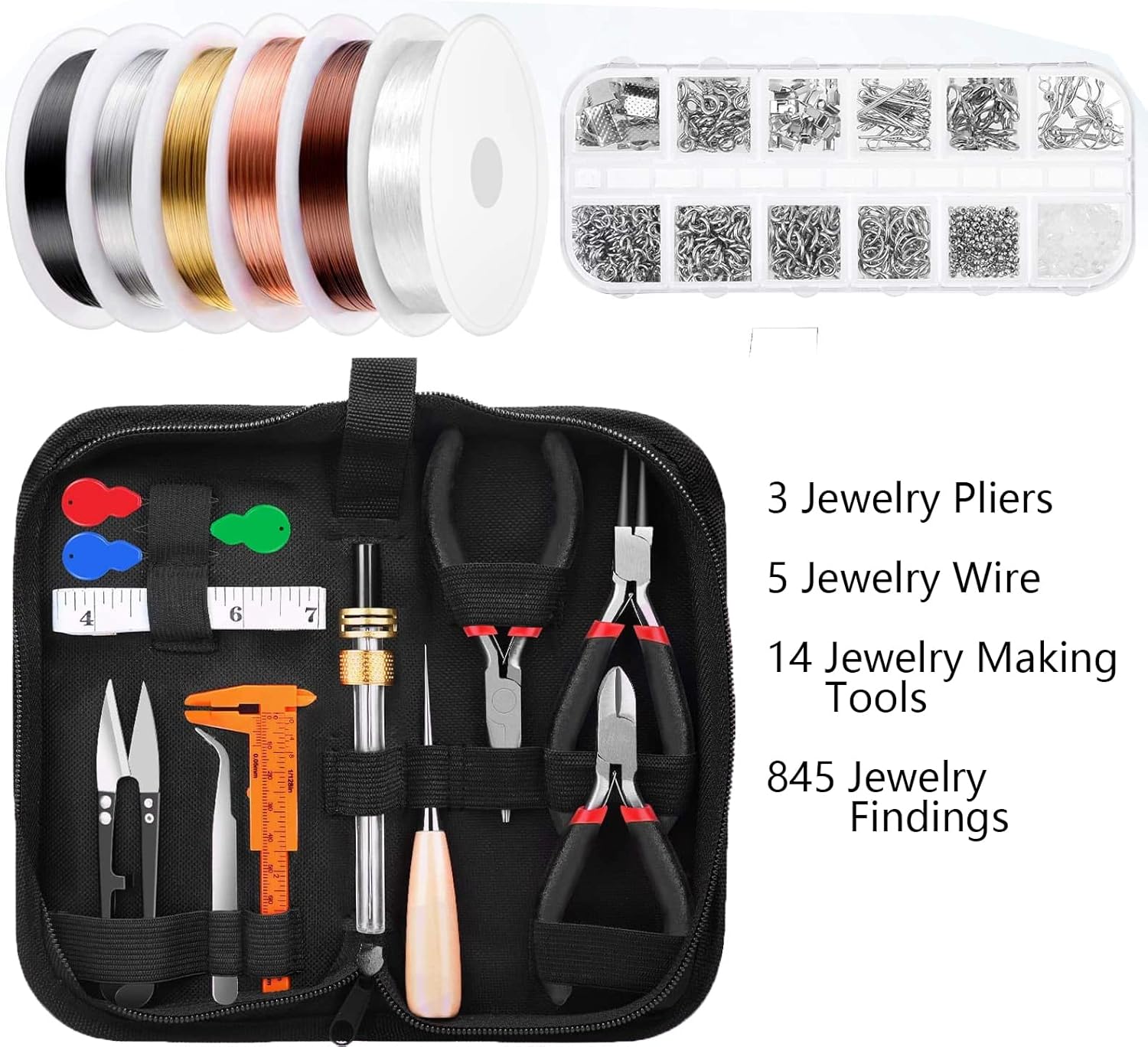 Szczypce do biżuterii Narzędzia do biżuterii do produkcji bransoletek Kolczyki Do ręcznego wyrobu znalezisk jubilerskich DIY